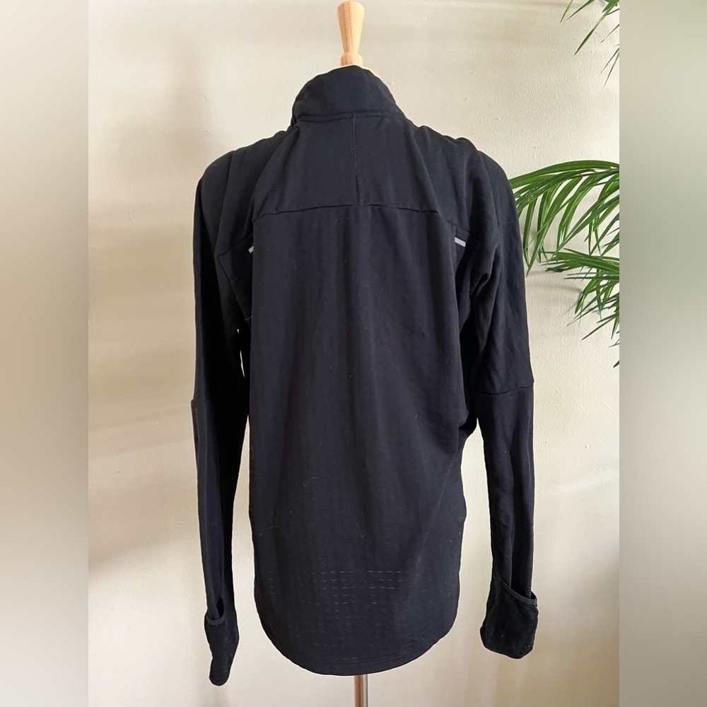 Nike Black Long Sleeve Pullover Running Shirt - Size L - Picture 4 of 10